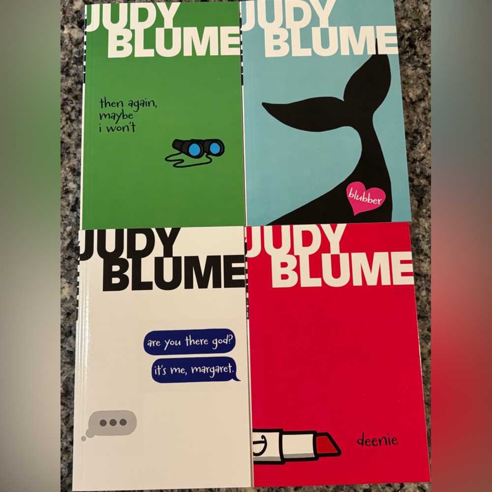 New, set of 4 Judy Blume books, ages 8-14